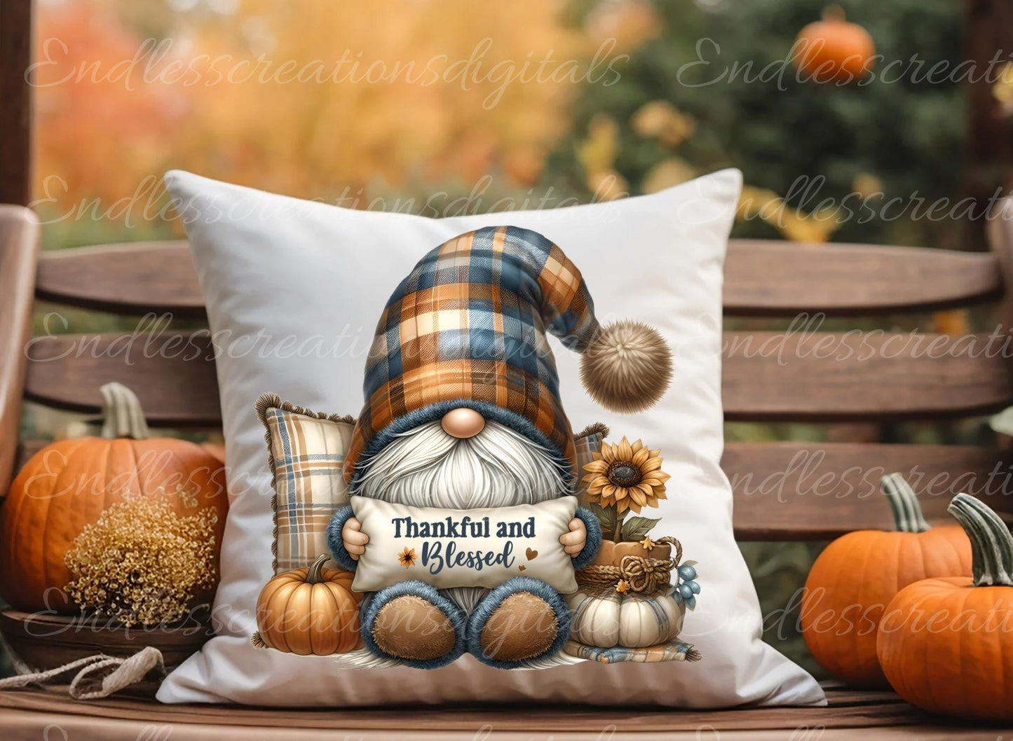 FALL PILLOW GNOMES BUNDLE TRANSPARENCIES