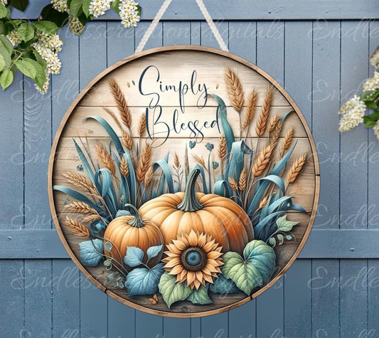 FALL DOOR HANGER, wreath sign, round cutting board png, for sublimation high resolution 2 files for download, 1 add your own text