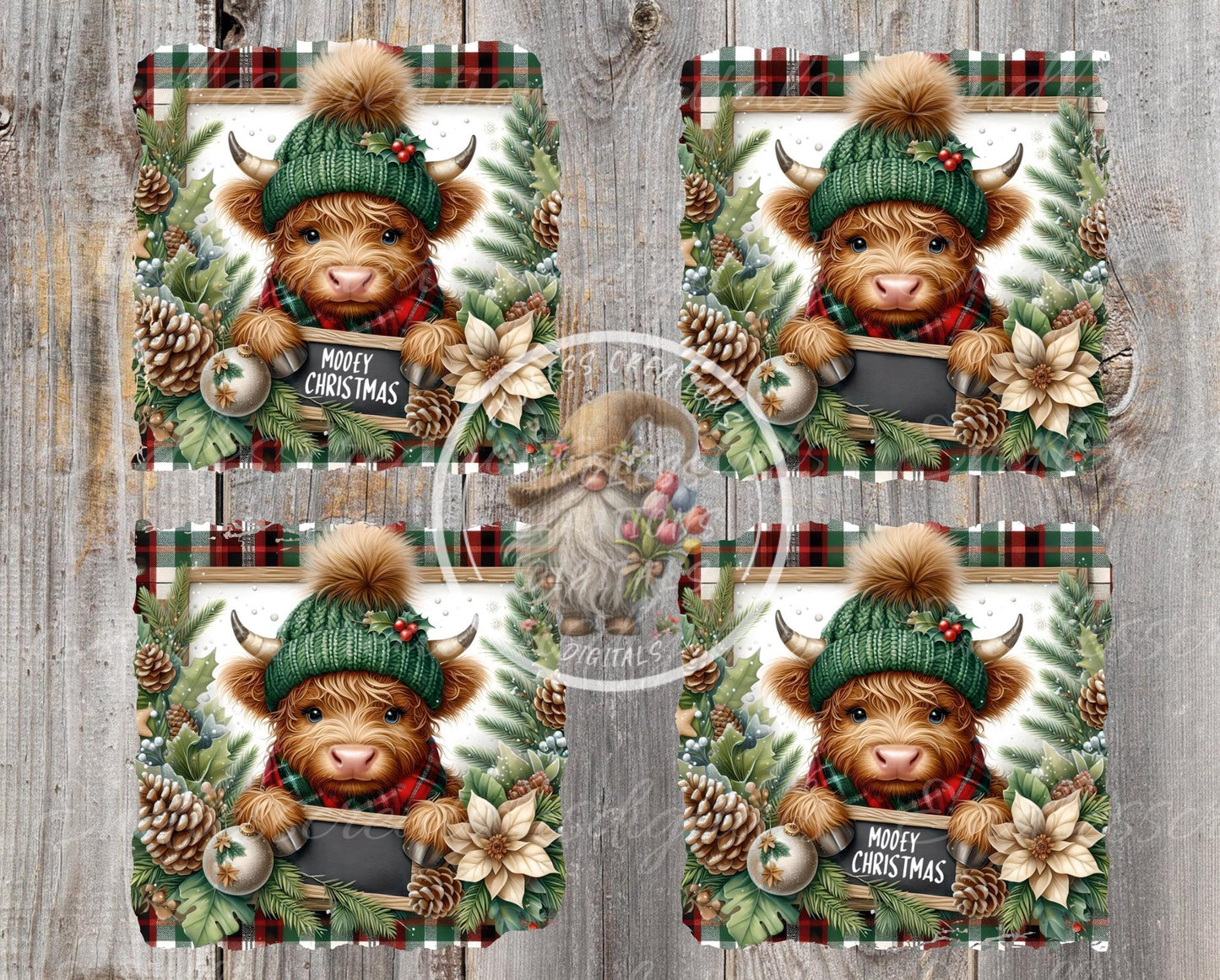 MOOEY CHRISTMAS HIGHLAND SQUARE HANGER
