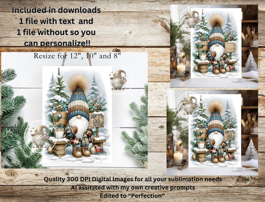 BABY IT'S COLD Outside portrait cutting board sublimation  sublimation high resolution 2 files for download 1 add your own text Resize