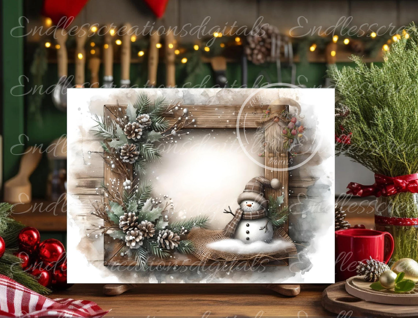 FROSTY'S CAFE WINTER cutting board sublimation  sublimation high resolution, 2 files for download 1 add your own text can be resized