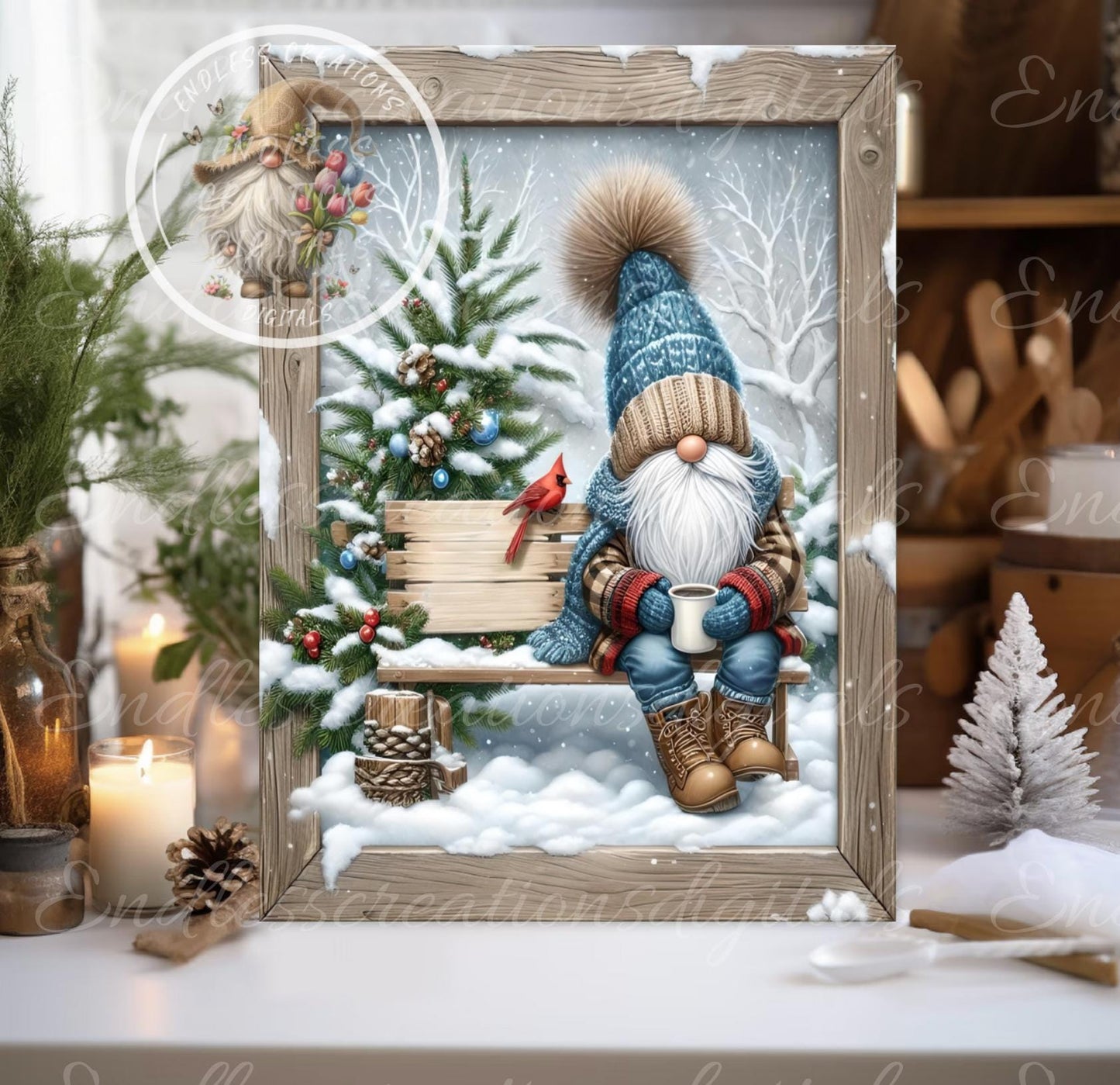 CHRISTMAS GNOMIES  Door hanger, wreath sign,  cutting board,  can resize for sublimation high resolution 2 files 1 add text