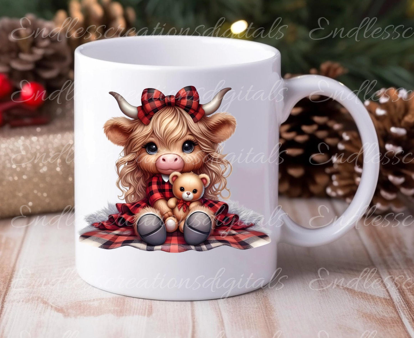 HOLIDAY GIRLY COW TRANSPARENCIES