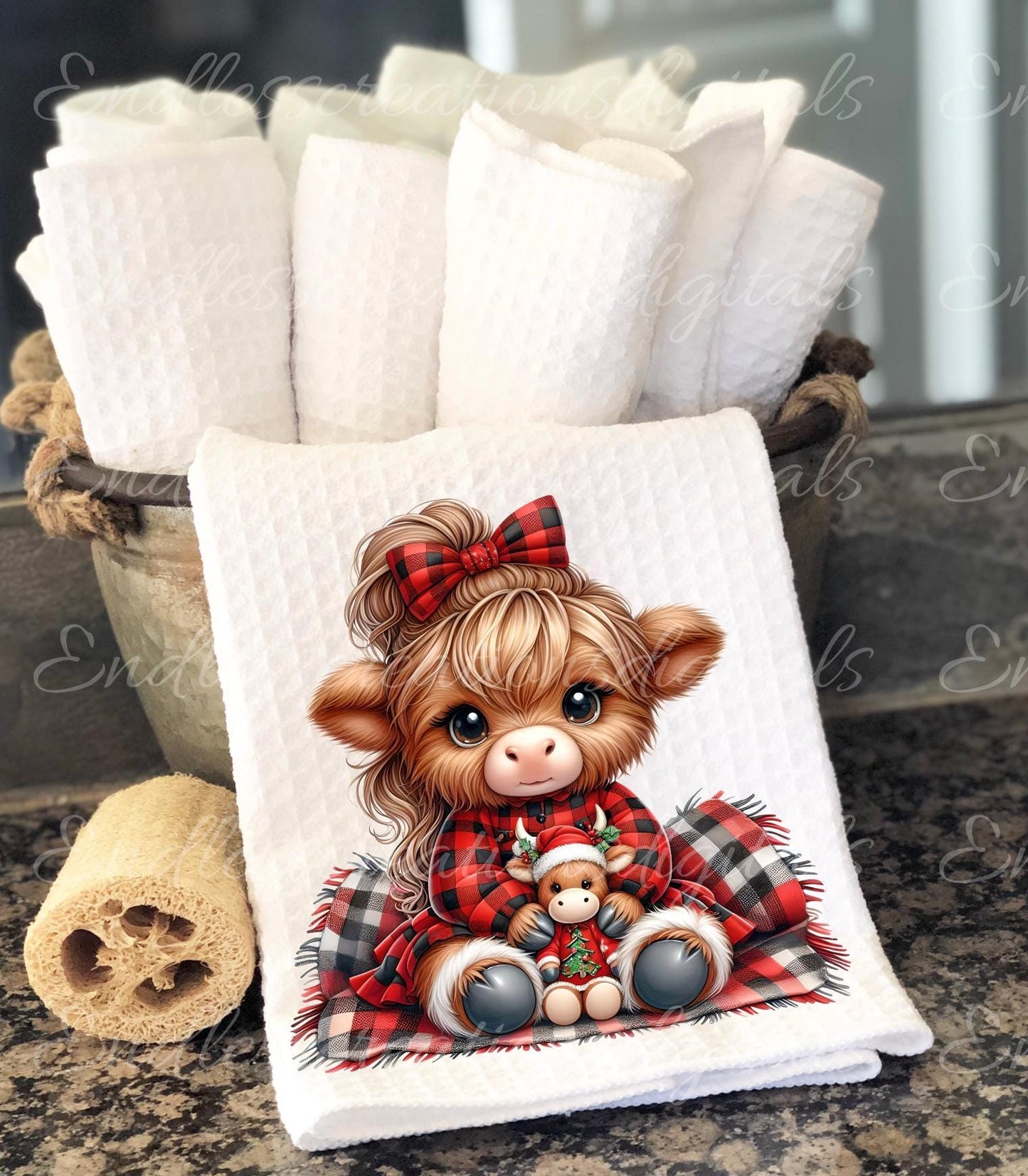 HOLIDAY GIRLY COW TRANSPARENCIES