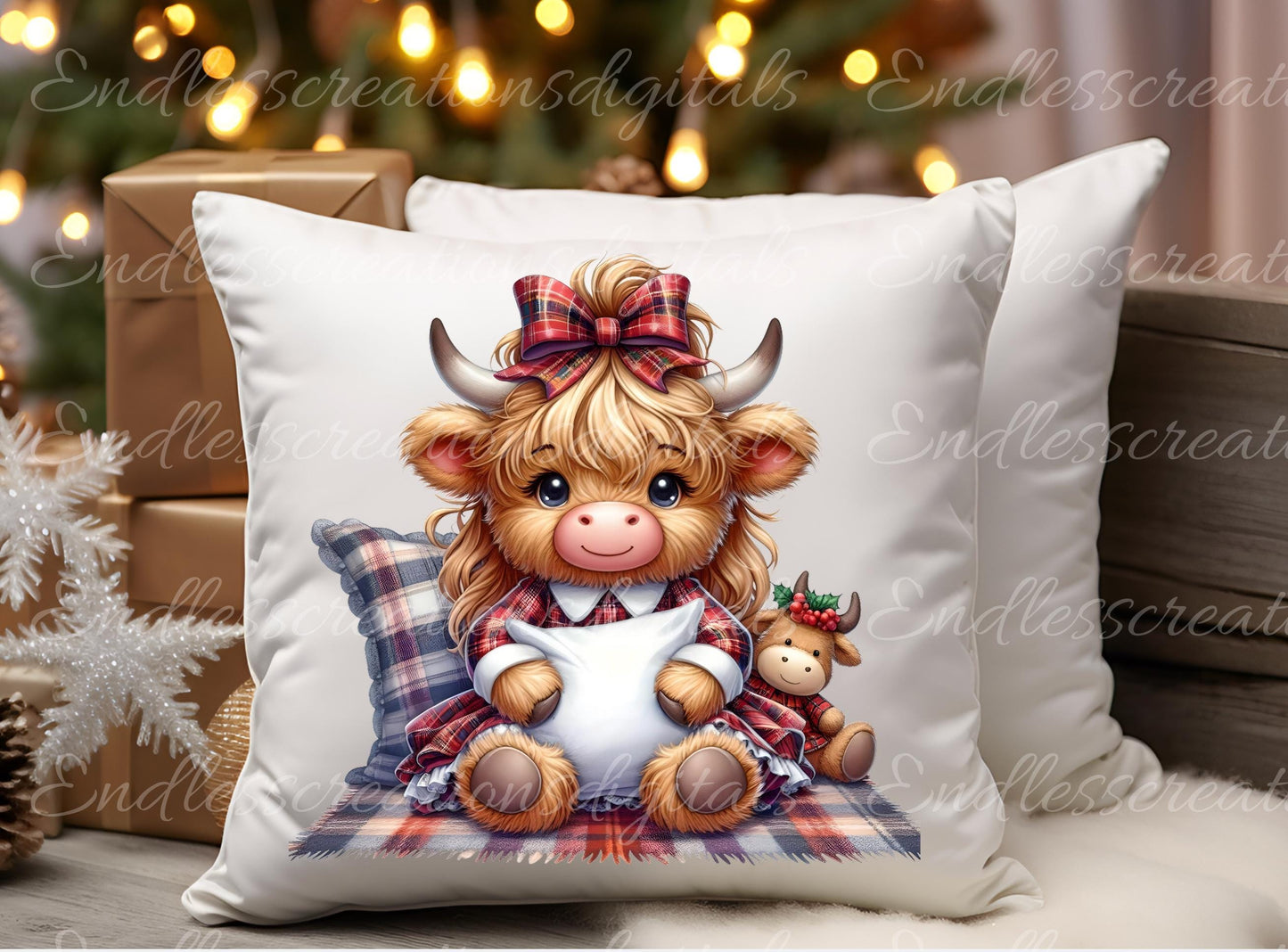 HOLIDAY GIRLY COW TRANSPARENCIES