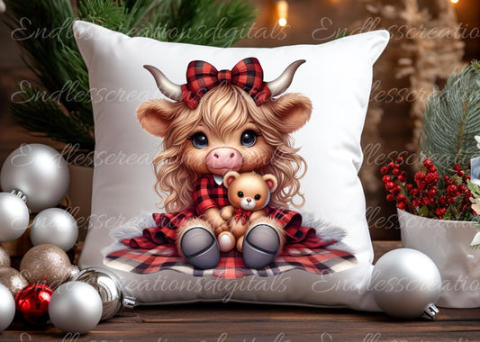 HOLIDAY GIRLY COW TRANSPARENCIES