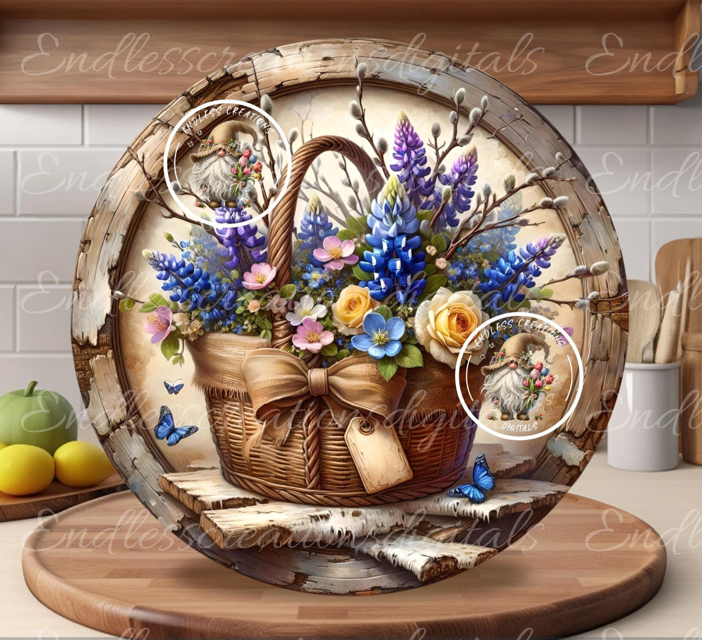 BLUEBONNETS YELLOW ROSE SPRING/SUMMER