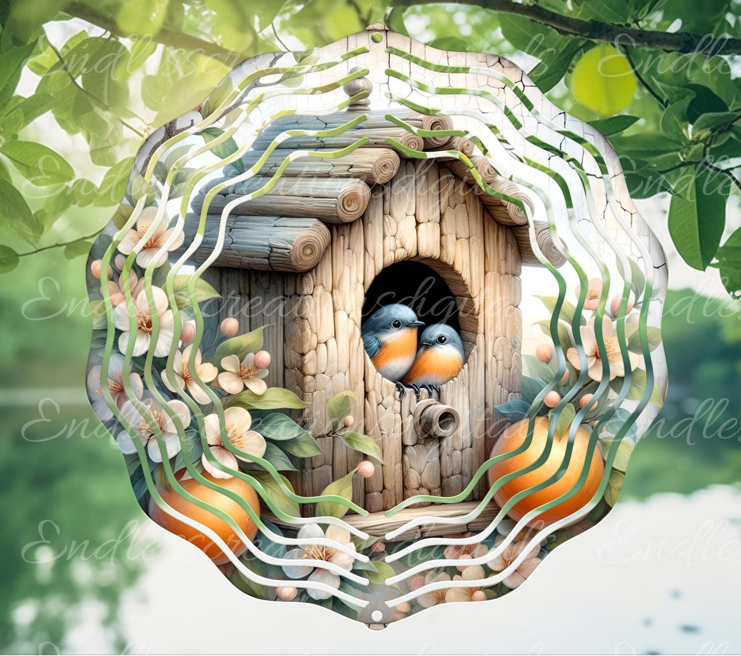 ORANGE BLOSSOMS Wreath Sign, door hanger, Cutting Board, slate for sublimation, 300 dpi  1 file for download can be resized from 3 to 12"