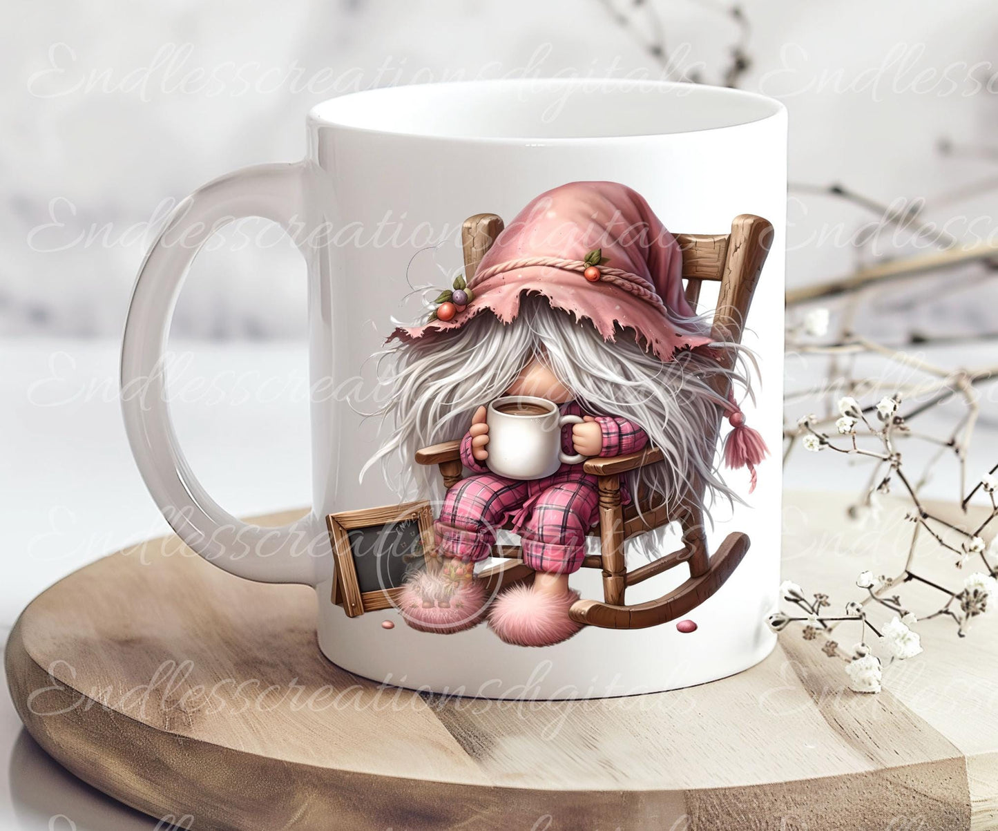 COFFEE GNOME SUBLIMATION TRANSPARENCIES FOR MUGS