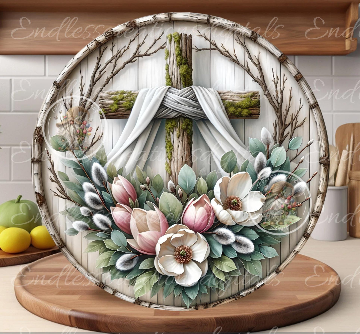 MAGNOLIA EASTER CROSS