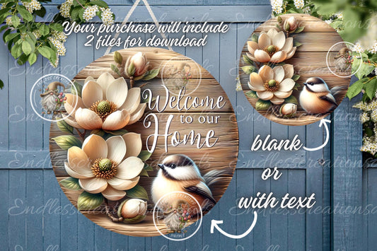 SPRING MAGNOLIA CHICKADEE