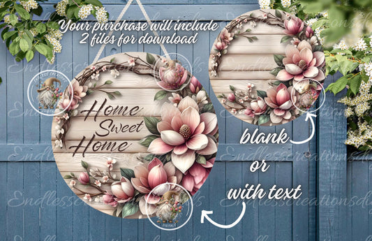 SPRING PINK MAGNOLIA CHICKADEE