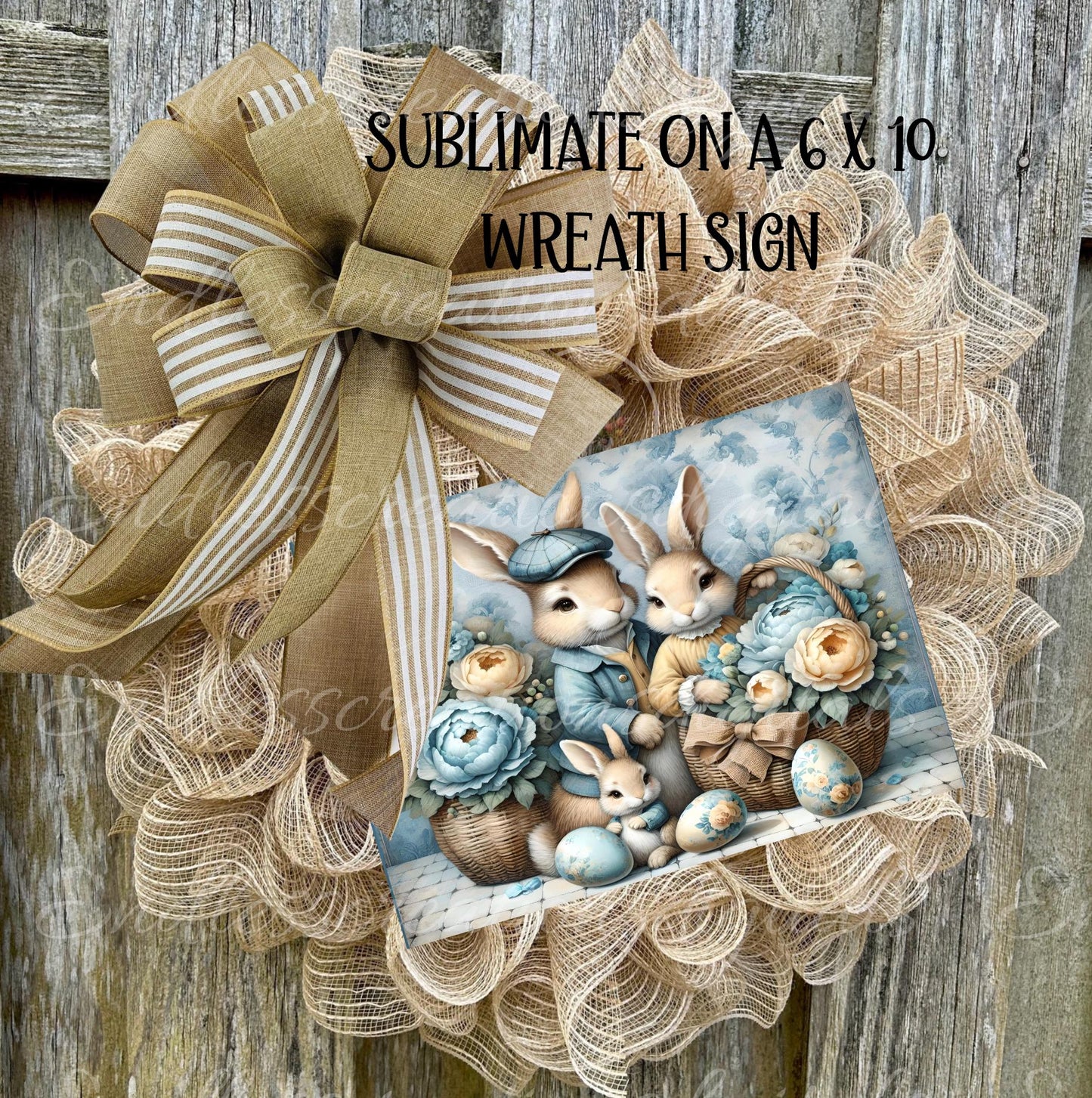 BLUE VINTAGE FAMILY Rectangle
