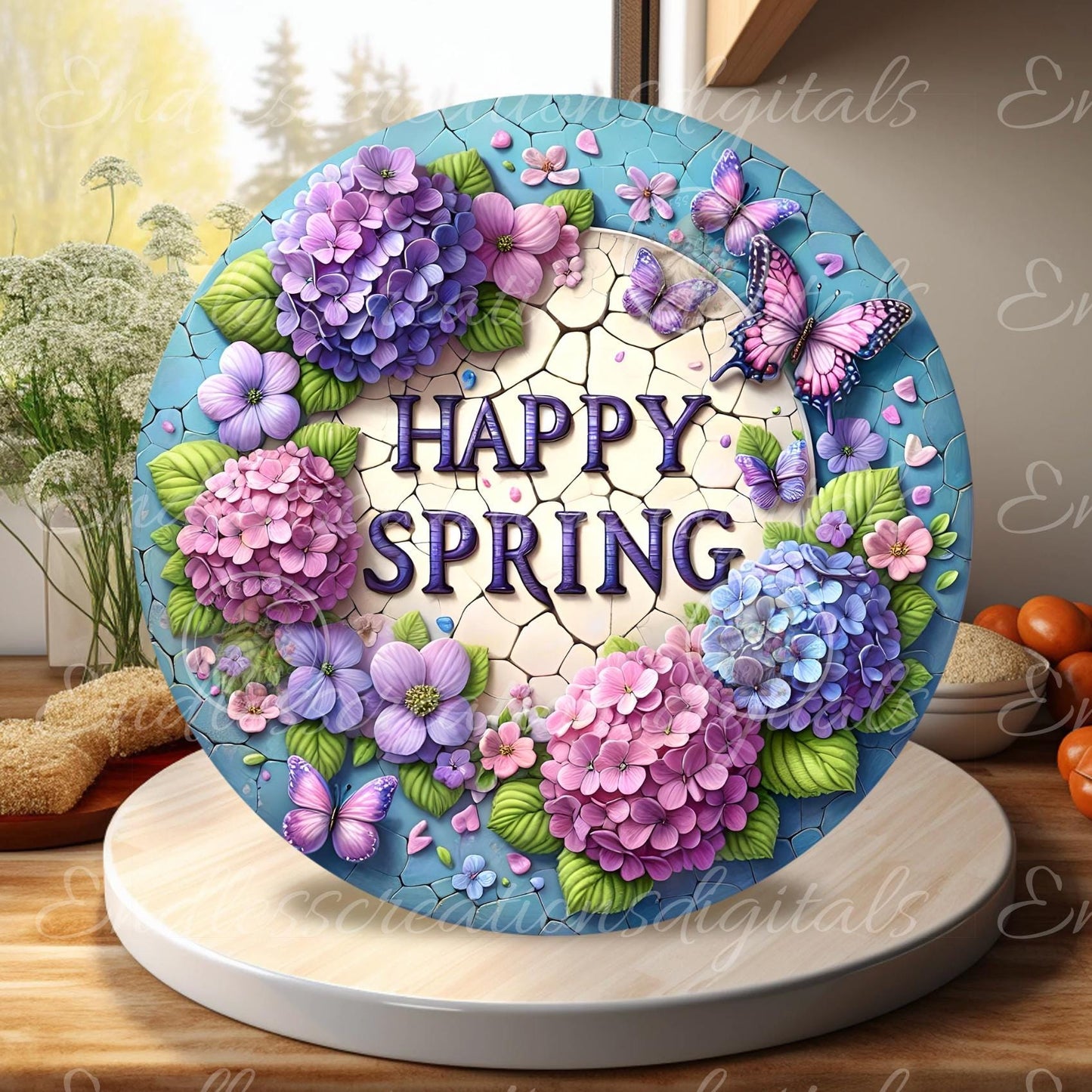 PURPLE PINK HYDRANGEA Spring