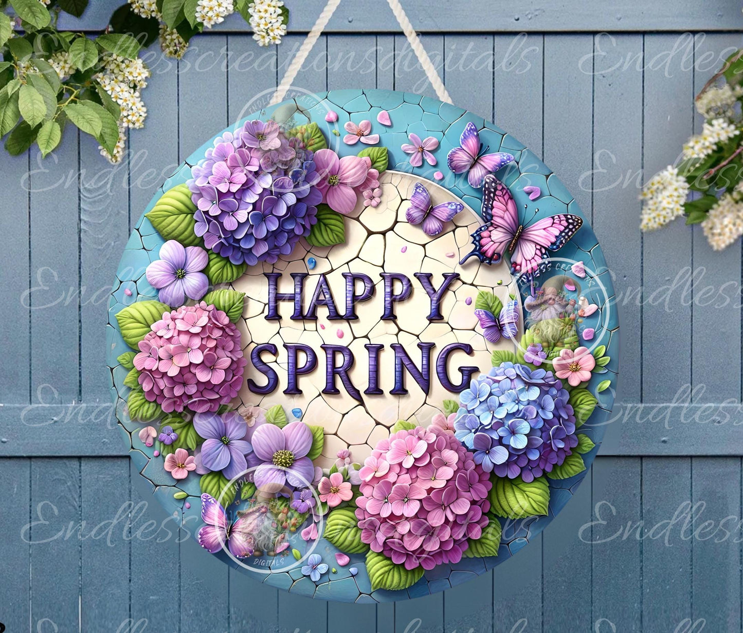 PURPLE PINK HYDRANGEA Spring