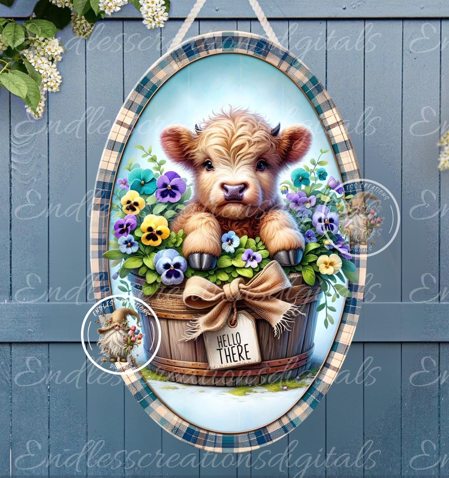 OVAL DIGITALS HIGHLAND PANSIES