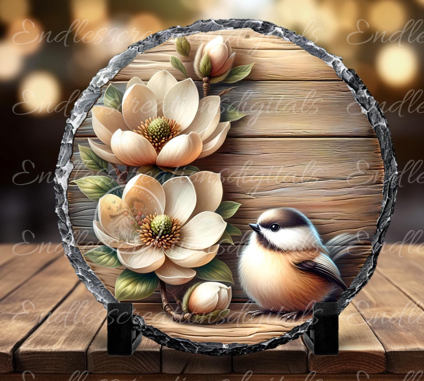 SPRING MAGNOLIA CHICKADEE