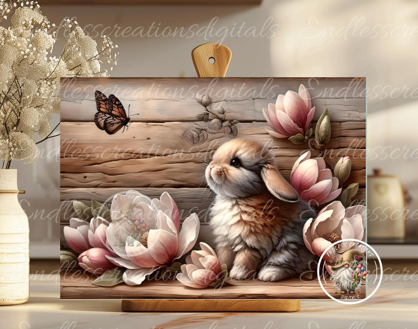 BABY BUNNY MAGNOLIA RECTANGLE