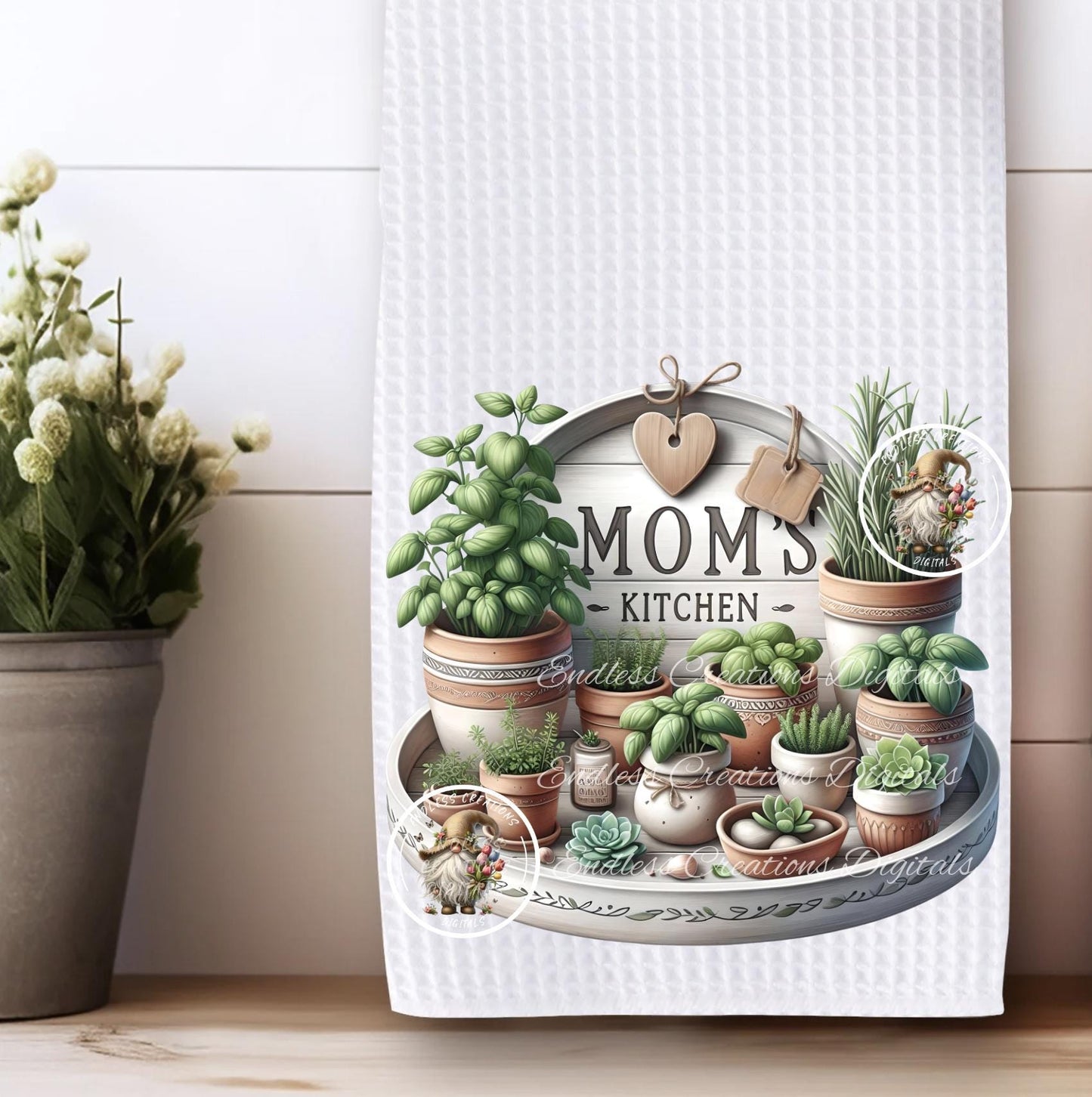 MOM'S KITCHEN HERB POTS TRANSPARENCIES