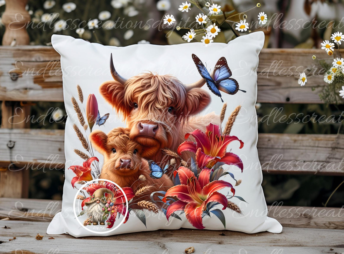 FLORAL MAMA BABY Highlands Transparencies