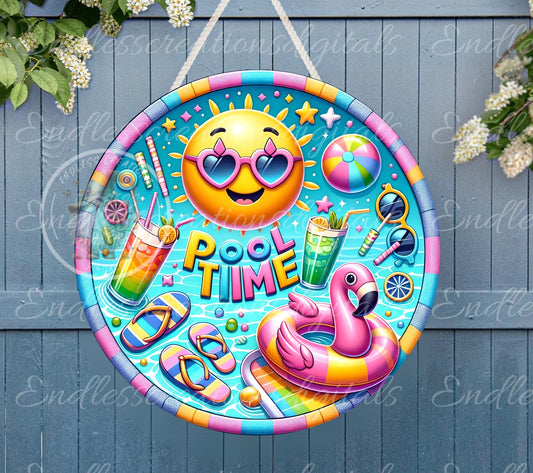 SUMMER POOL TIME